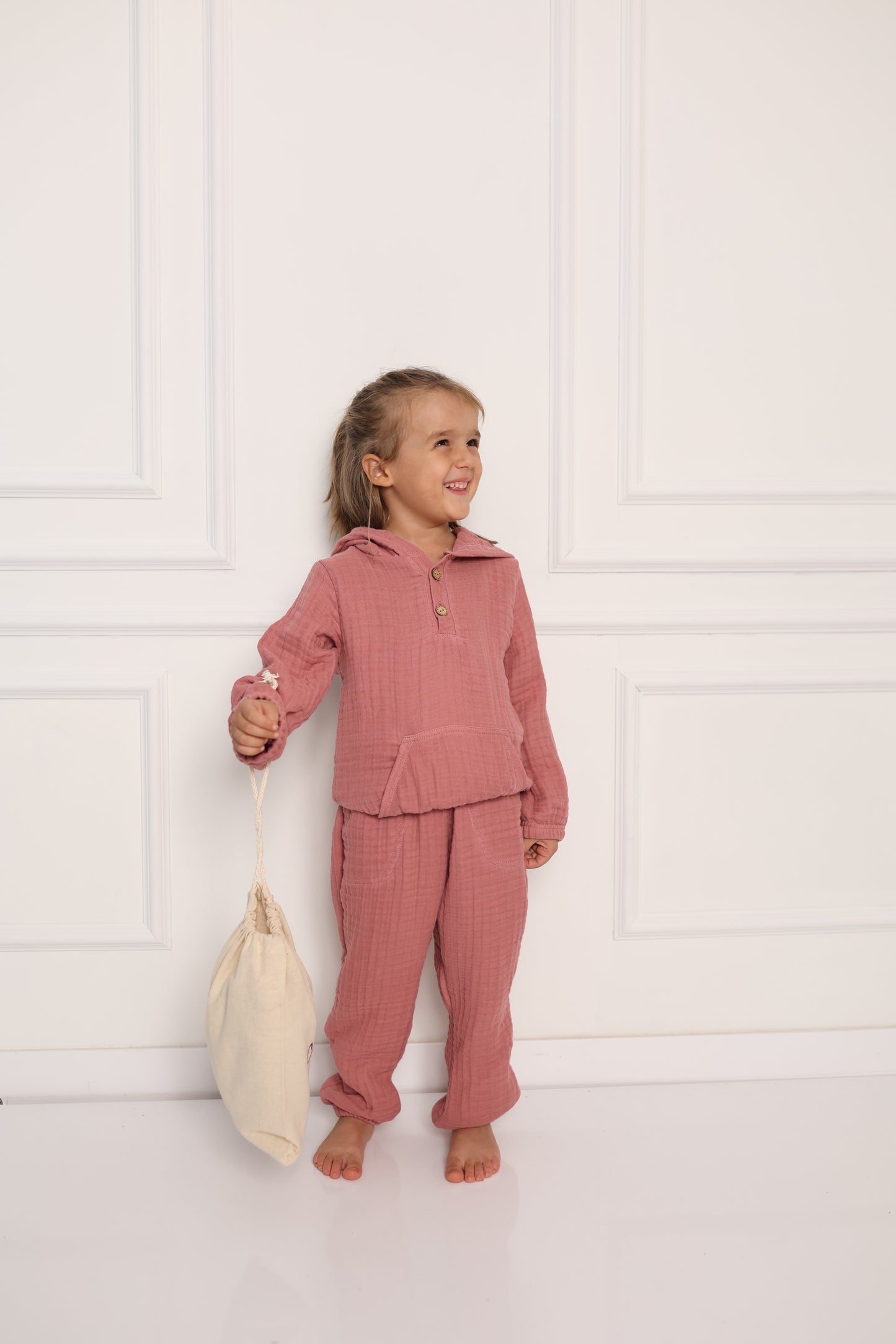 Musselin Kinder Zweiteiler