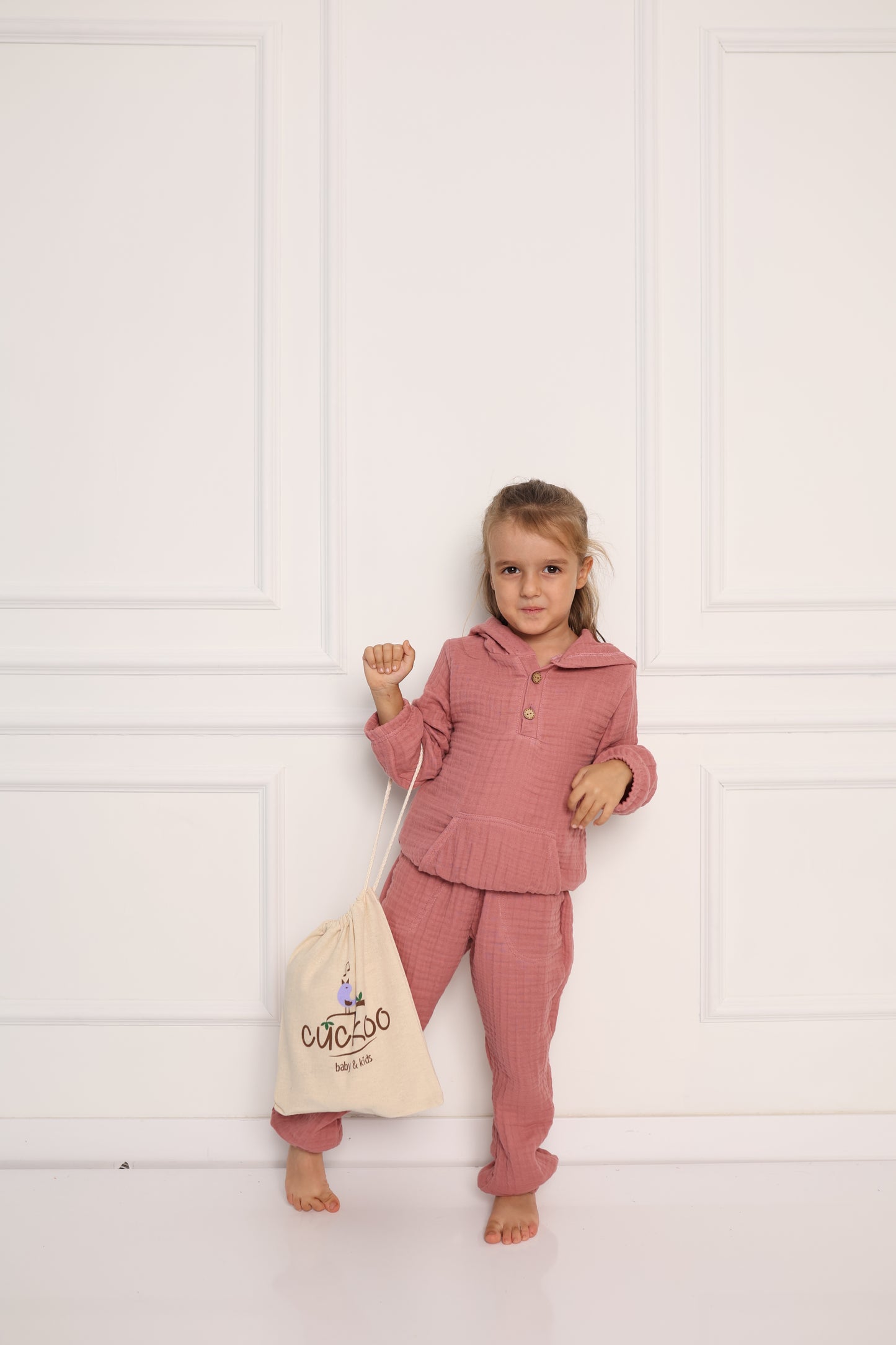Musselin Kinder Zweiteiler