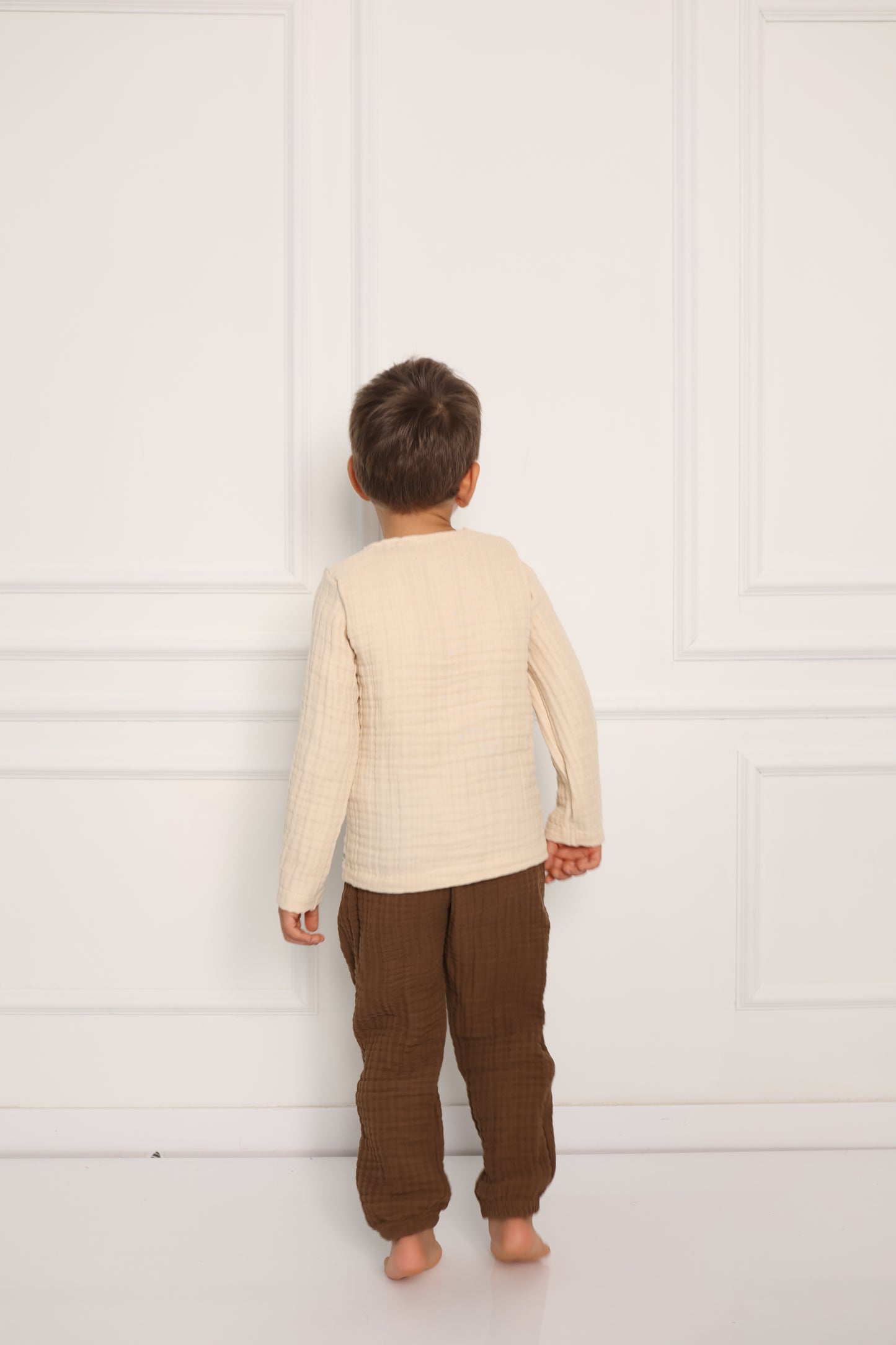 Musselin Kinderhemd – langarm