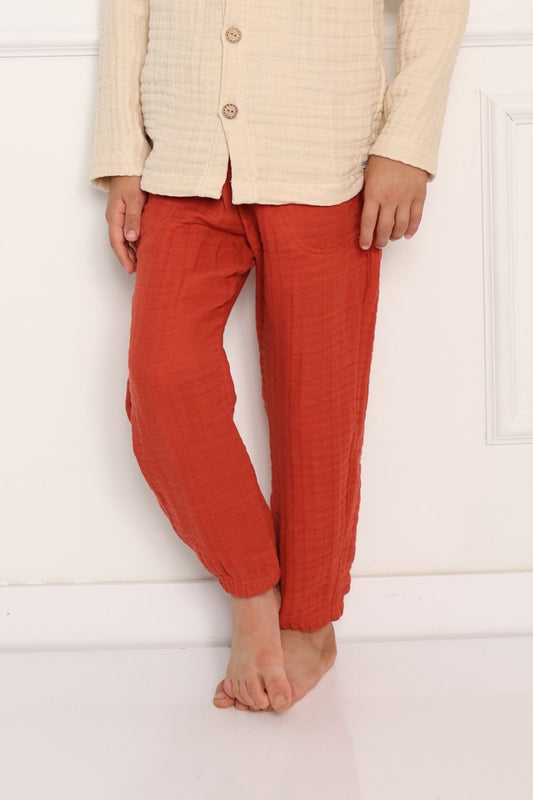 4-lagige Musselin Kinderhose