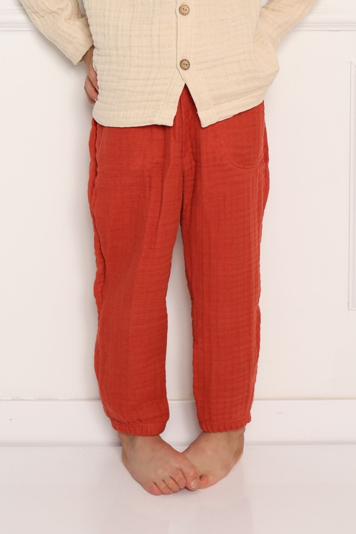 4-lagige Musselin Kinderhose