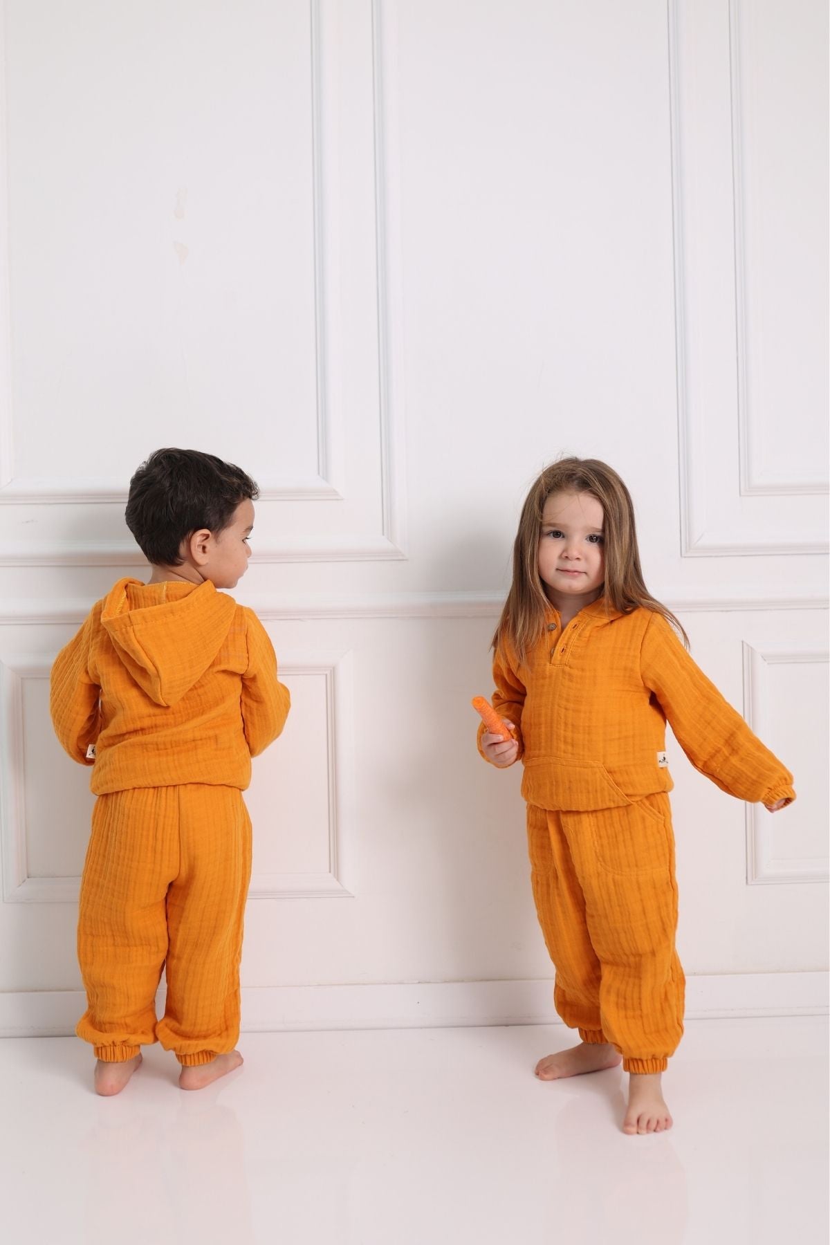Musselin Kinder Zweiteiler