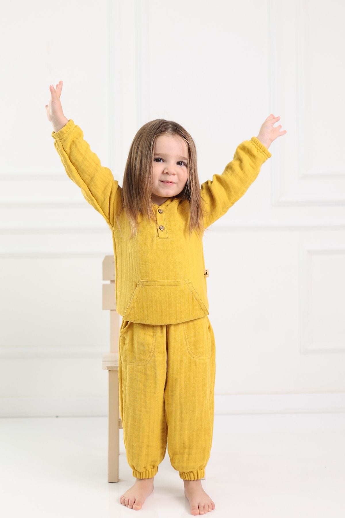 Musselin Kinder Zweiteiler