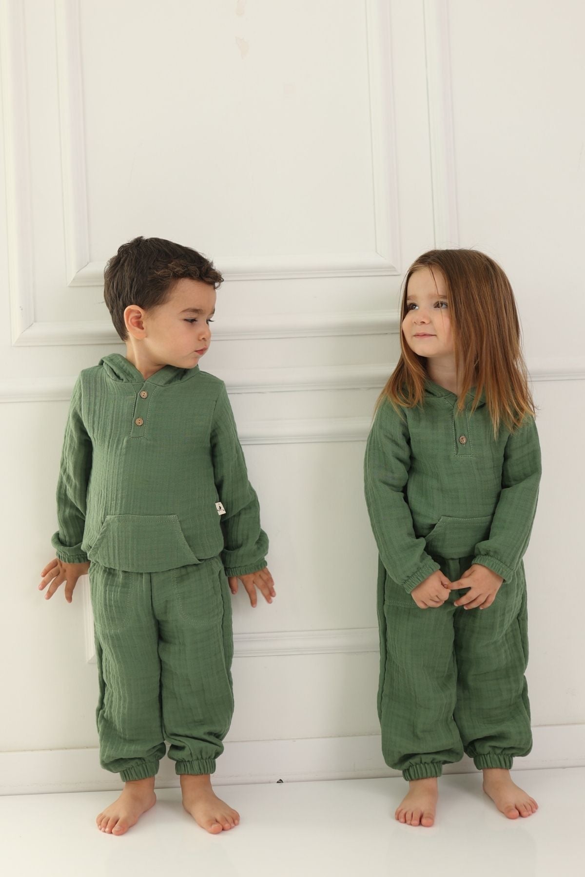 Musselin Kinder Zweiteiler